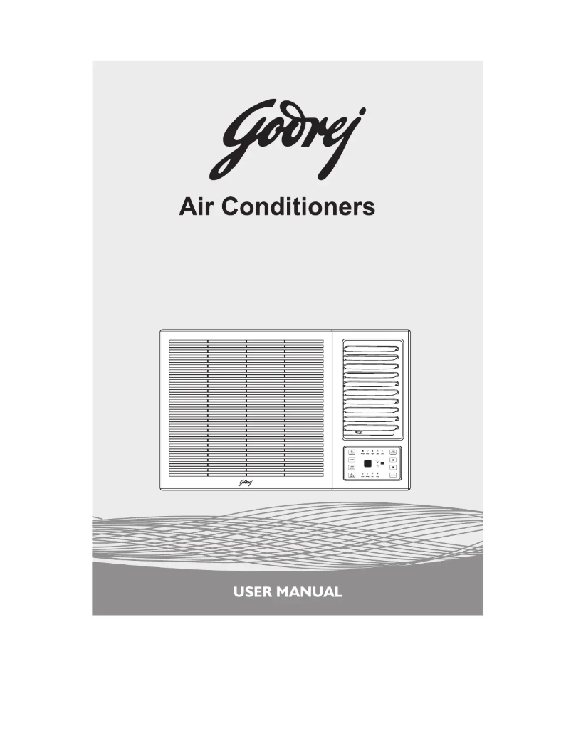 Page 1 of the manual User Manual Godrej GWC 18DTC3-WUA