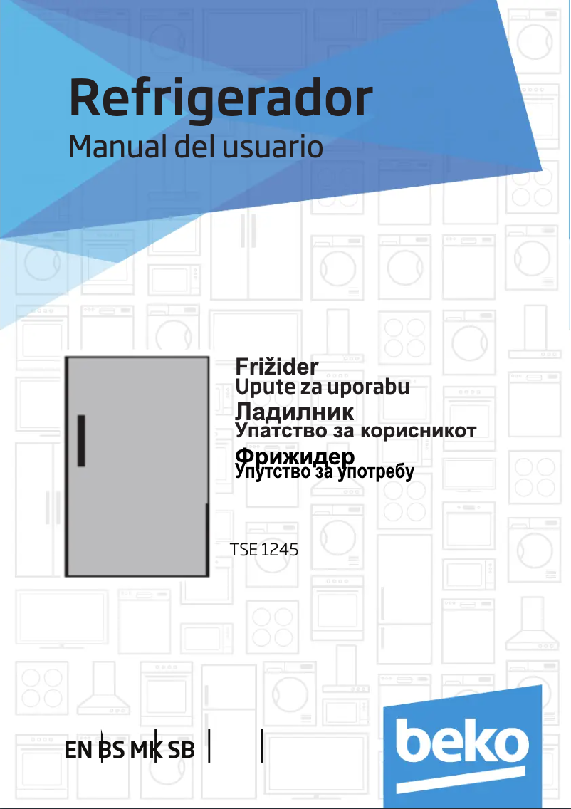 Image de la première page du manuel de l'appareil TSE1245