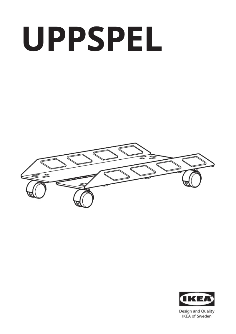 Página 1 del manual Manual de usuario Ikea UPPSPEL 405.077.85