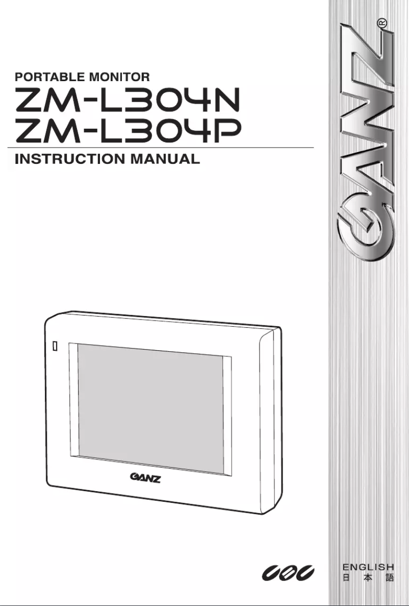 Page 1 de la notice Manuel utilisateur Ganz ZM-L304N