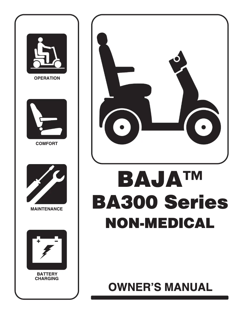 Page 1 de la notice Brochure Baja Mobility Raptor 2