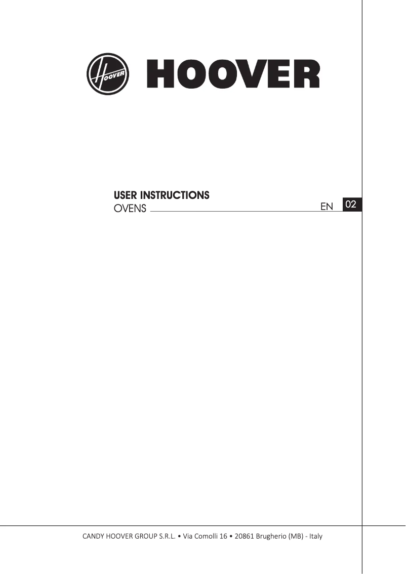 Page n°1 - Manuel utilisateur Hoover H-OVEN 300 HOC3H3158IN WIFI