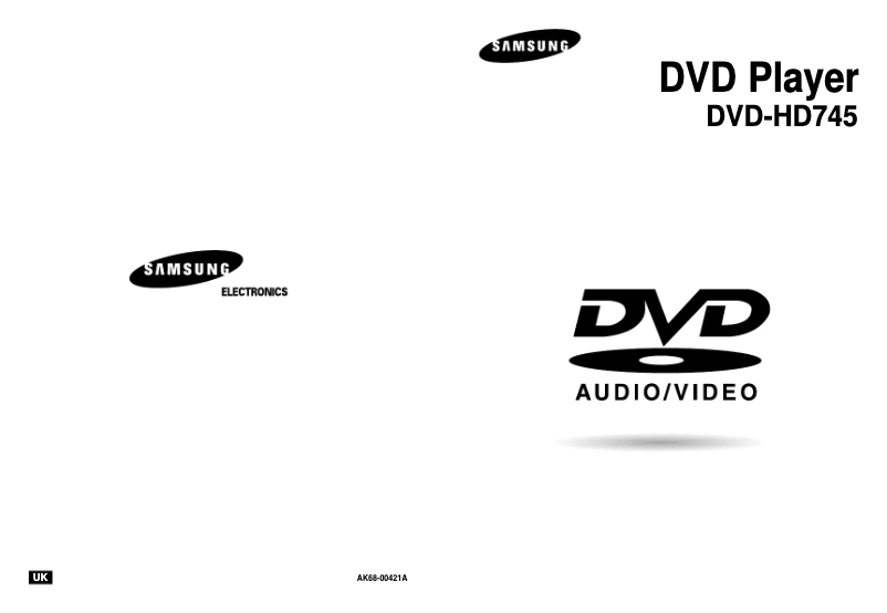 Page 1 de la notice Manuel utilisateur Samsung DVD-HD745