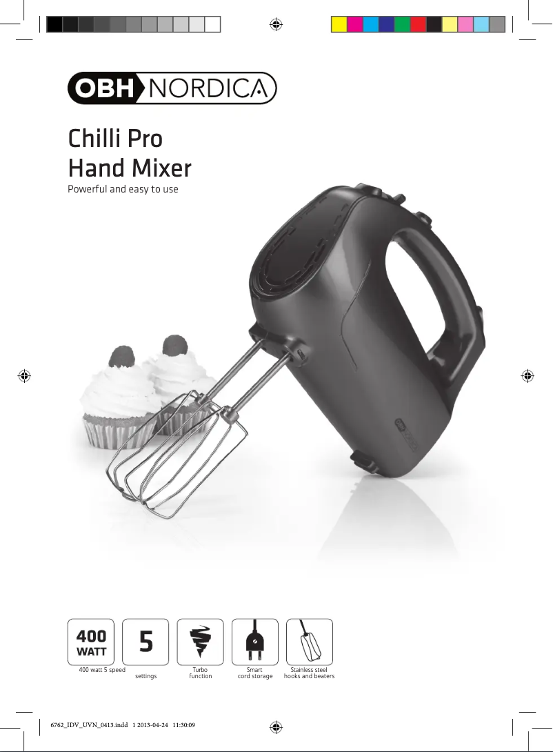 Página 1 del manual Manual de usuario OBH Nordica Chilli Pro 6762