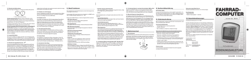 Page 1 de la notice Manuel utilisateur Prophete 0516