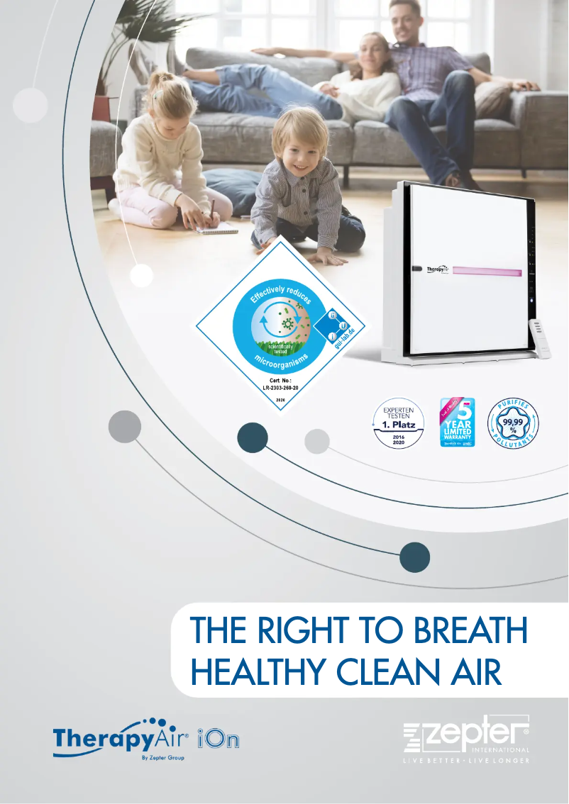 Page n°1 - Brochure Zepter Therapy Air ION PWC-570