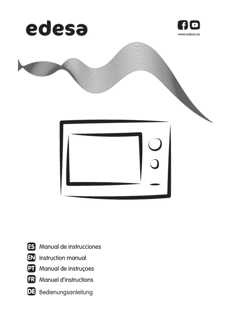 Page n°1 - Manuel utilisateur Edesa EMW-2020-IG WH