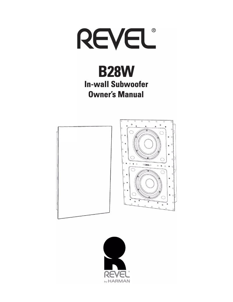 Page 1 of the manual User Manual Revel B28W