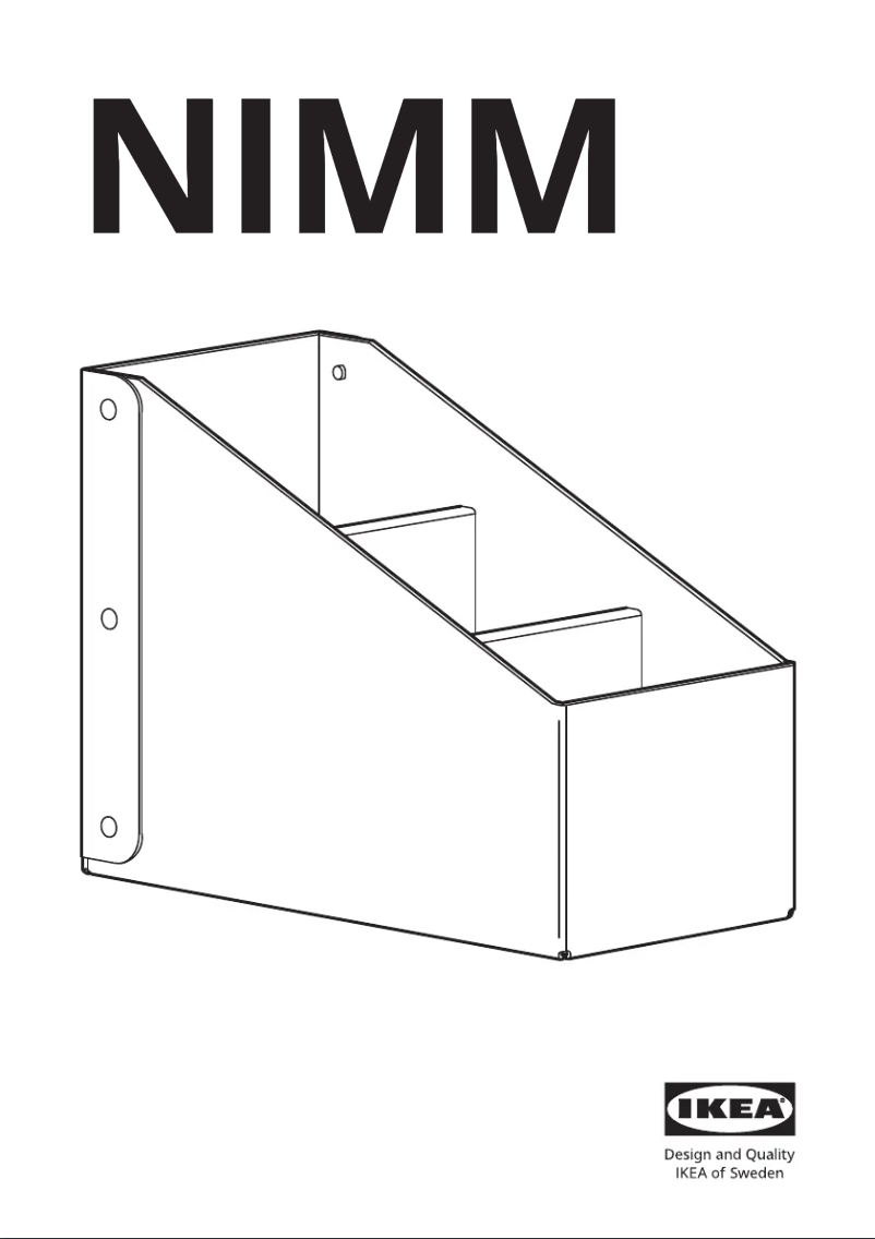 Page 1 de la notice Manuel utilisateur Ikea NIMM 305.200.56