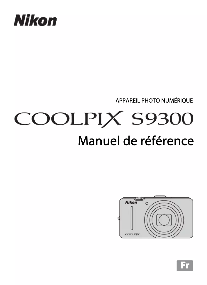 Image de la première page du manuel de l'appareil Coolpix S9300