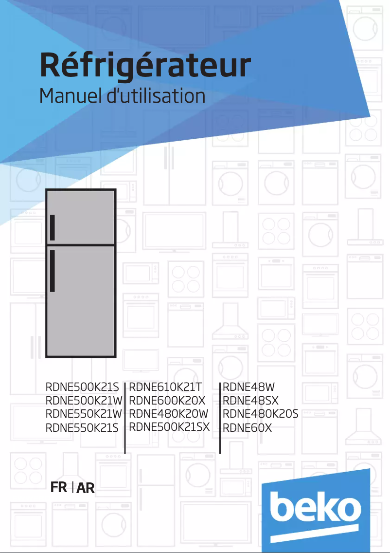 Image de la première page du manuel de l'appareil RDNE65X