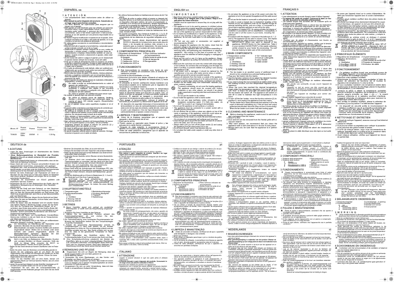 Image de la première page du manuel de l'appareil TV 8430