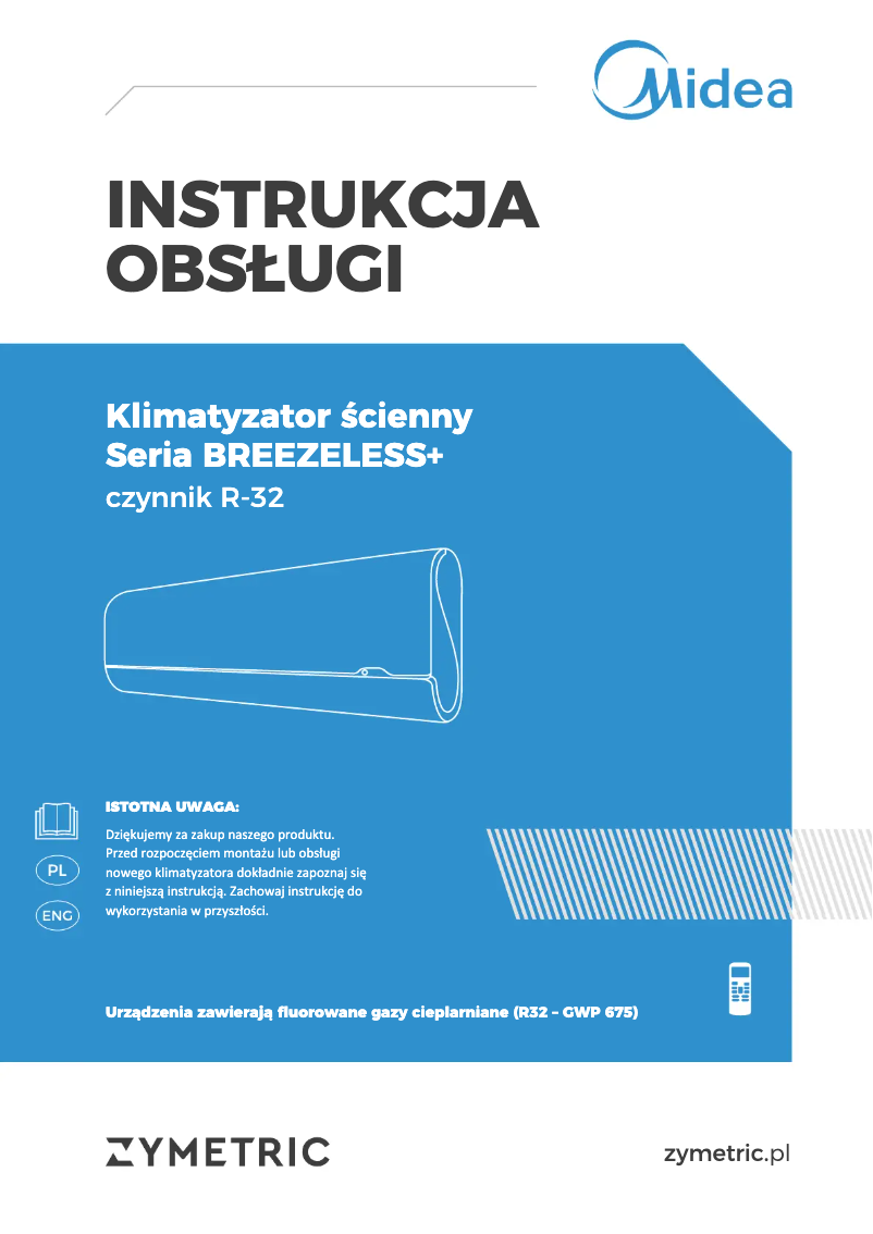 Image de la première page du manuel de l'appareil MSFAAU-12HRFN8-QRD6GW