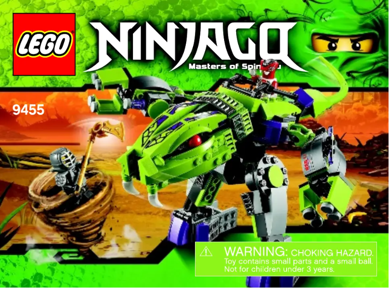 Page 1 de la notice Manuel utilisateur Lego 9455