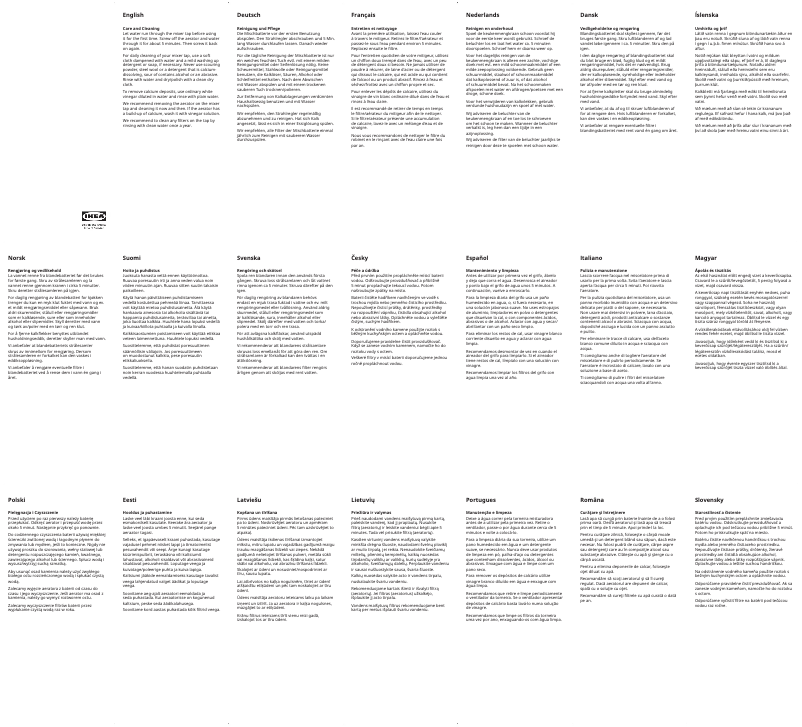 Image de la première page du manuel de l'appareil ENSEN 602.813.75