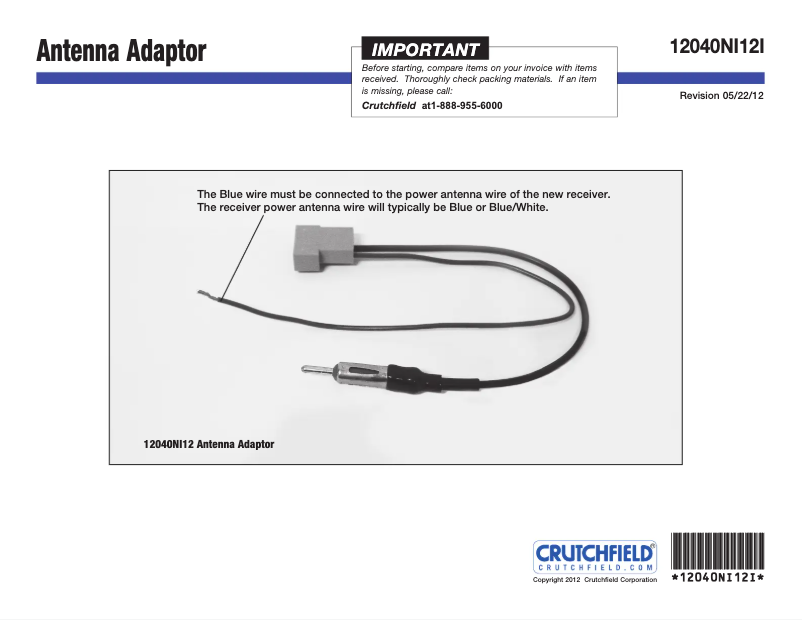 Página 1 del manual Manual de usuario Metra 40-NI12