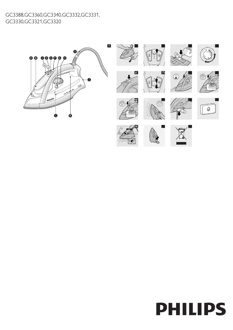 Imagen de la primera página del manual del dispositivo GC3388