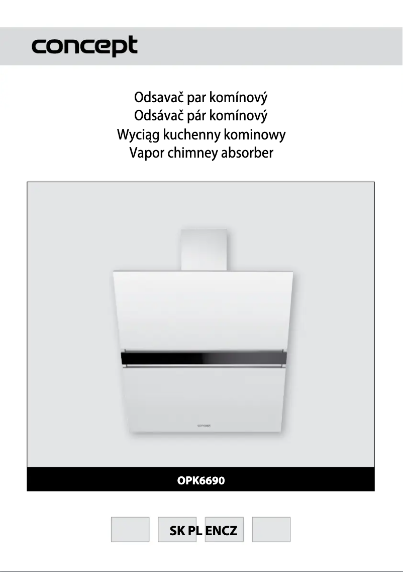 Page 1 de la notice Manuel utilisateur Concept OPK-6690