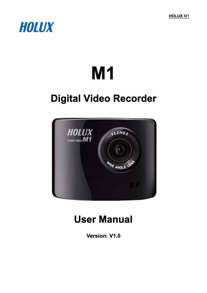 Página 1 del manual Manual de usuario Holux M1