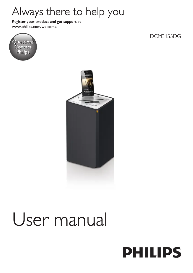 Image de la première page du manuel de l'appareil DCM3155DG
