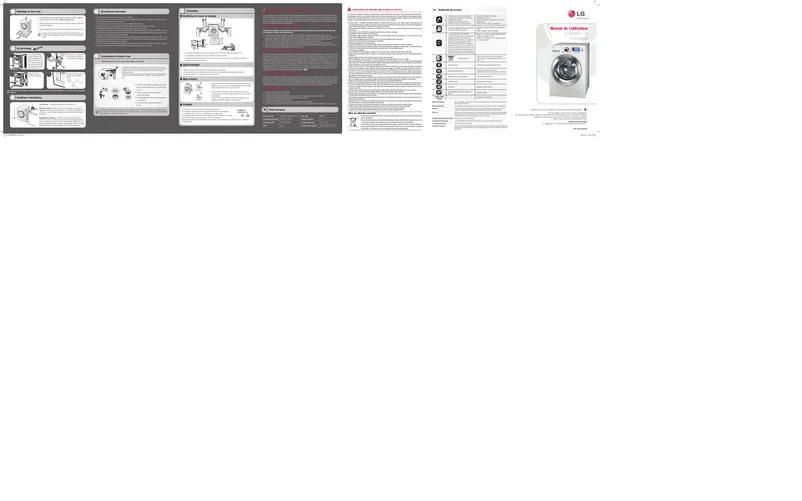 Page n°1 - Manuel utilisateur LG F1443KD