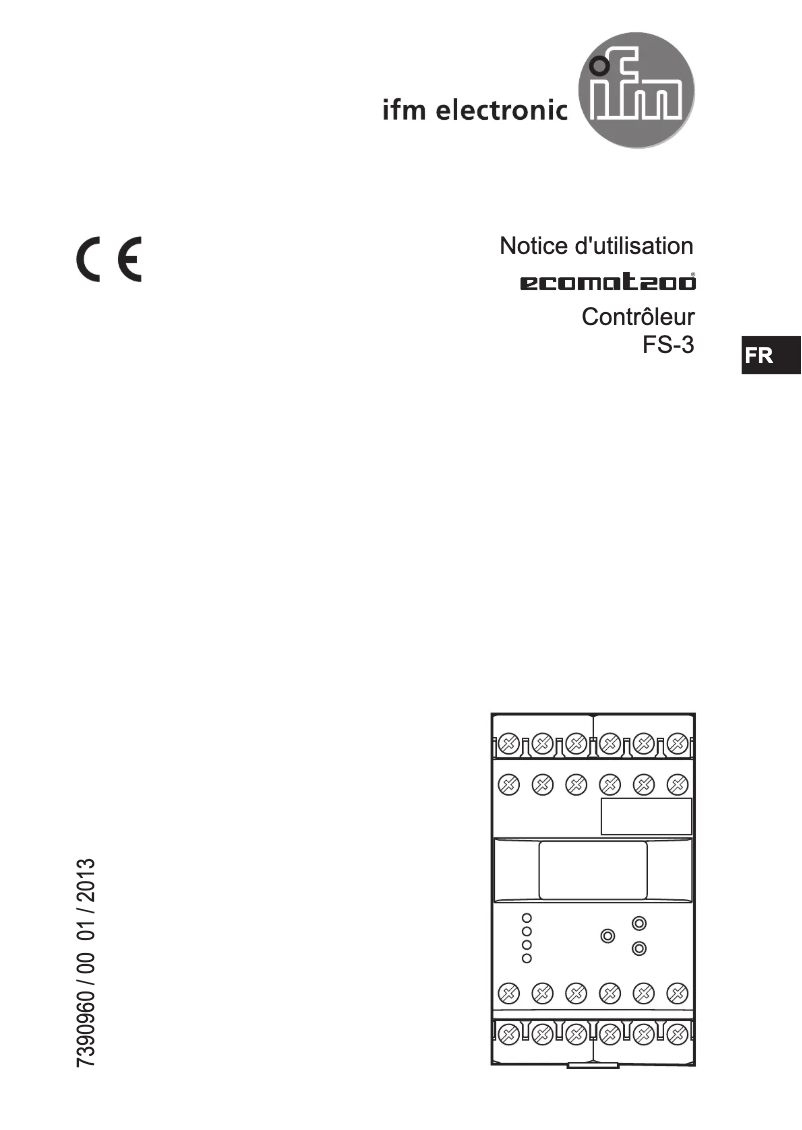 Page n°1 - Manuel utilisateur IFM DS2506