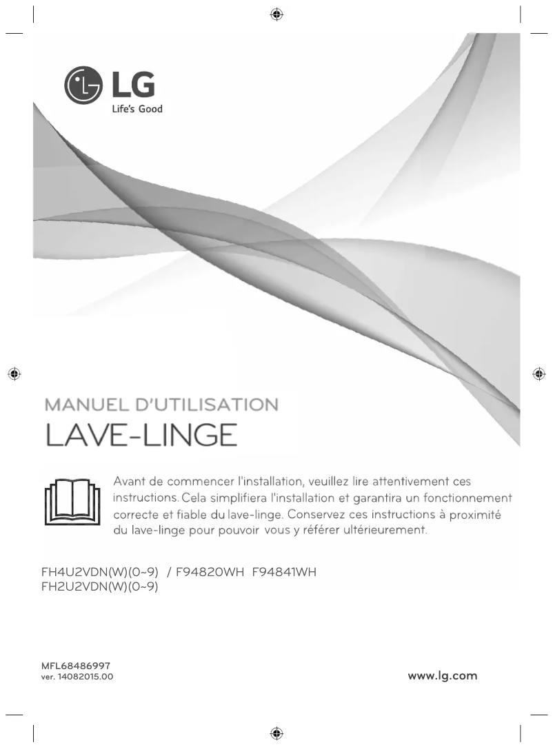 Image de la première page du manuel de l'appareil F94820WH