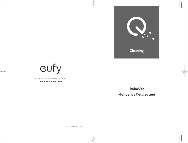 Page n°1 - Manuel utilisateur Eufy RoboVac 11S Max