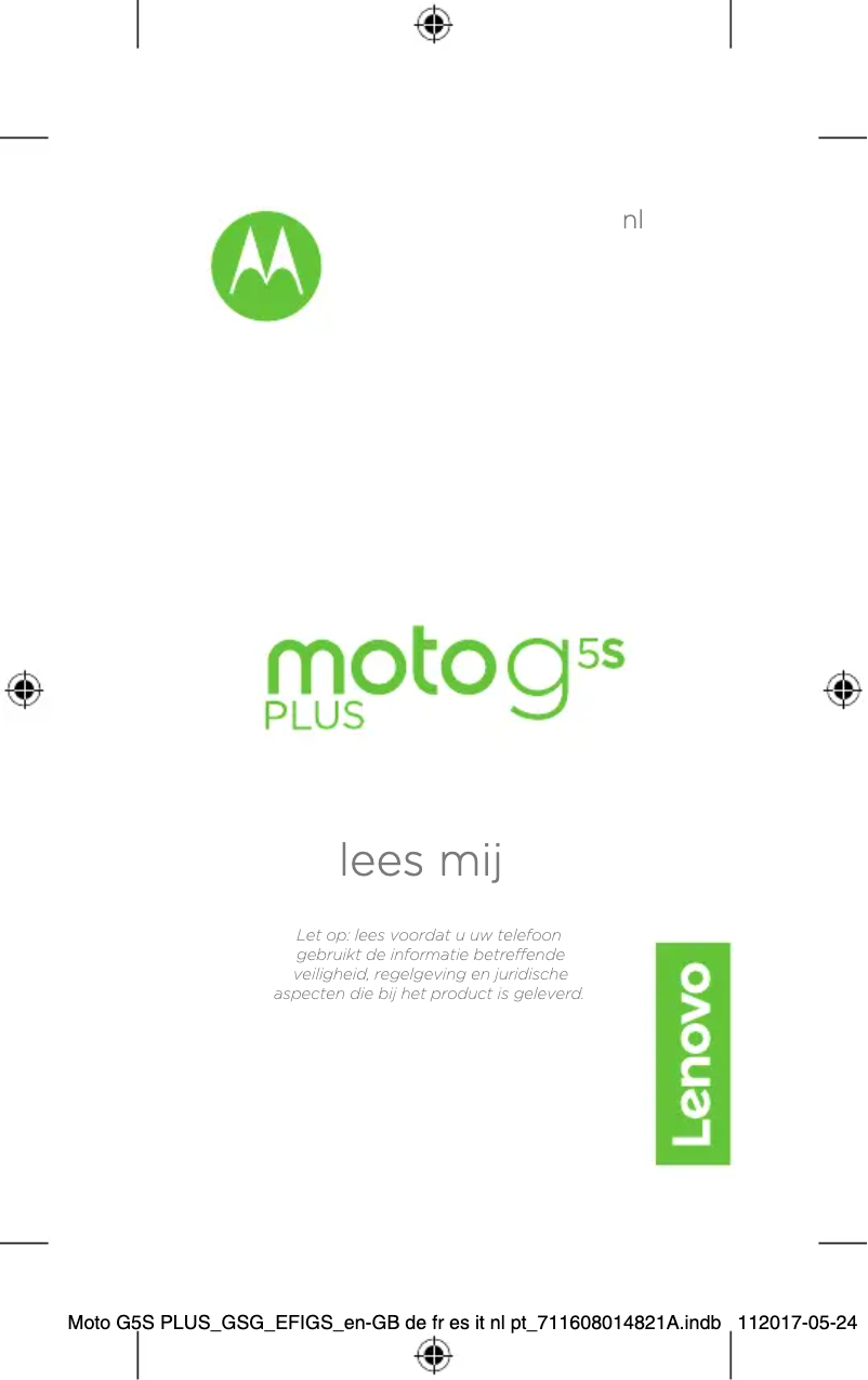 Page n°1 - Manuel utilisateur Motorola Moto G5S Plus