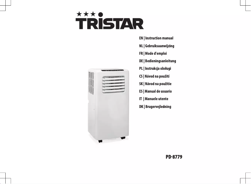 Image de la première page du manuel de l'appareil PD-8779