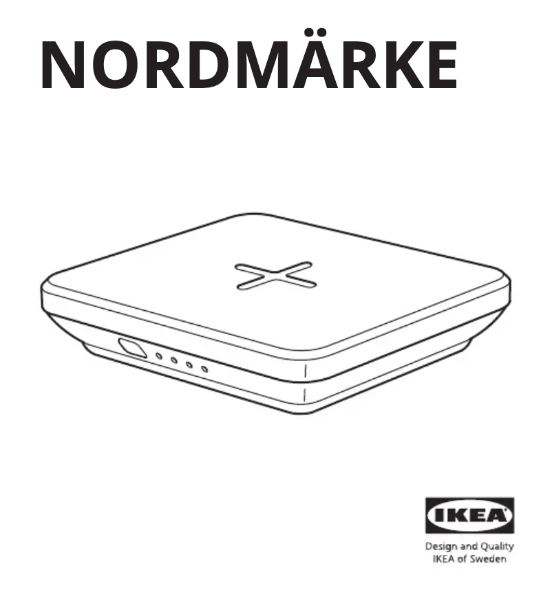 Page 1 de la notice Manuel utilisateur Ikea NORDMÄRKE 504.765.33