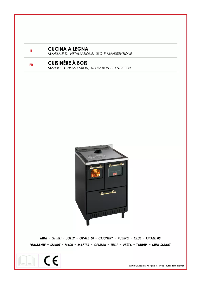 Page 1 de la notice Manuel utilisateur Cadel Country