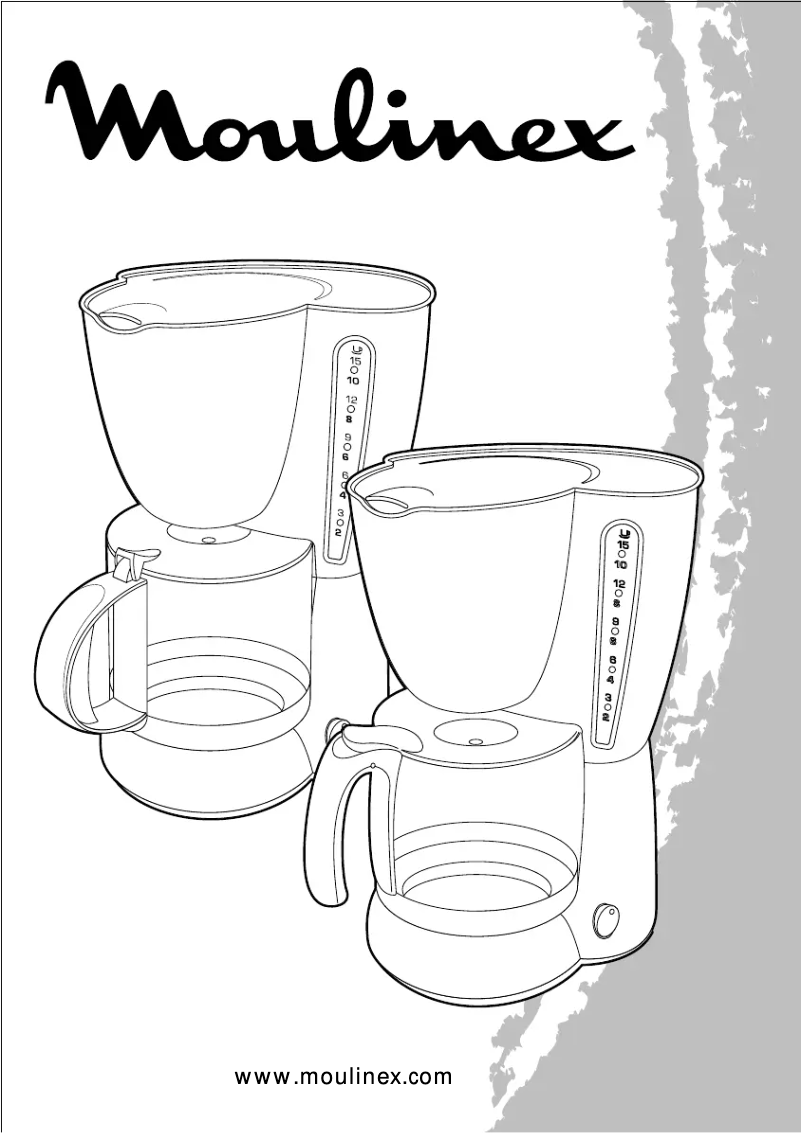 Page 1 de la notice Manuel utilisateur Moulinex Divinys BCB1