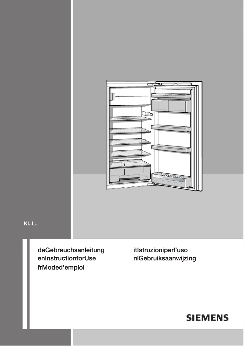 Page n°1 - Manuel utilisateur Siemens KI18LA65