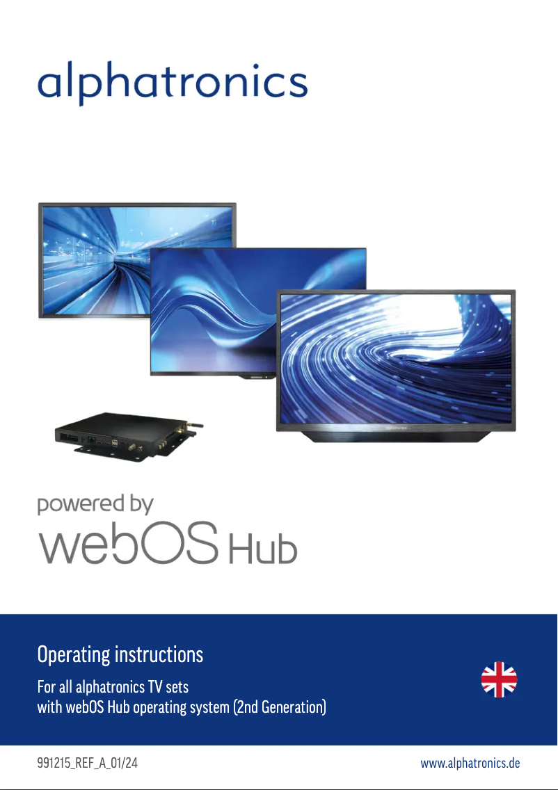 Page n°1 - Manuel utilisateur Alphatronics S-40 DW