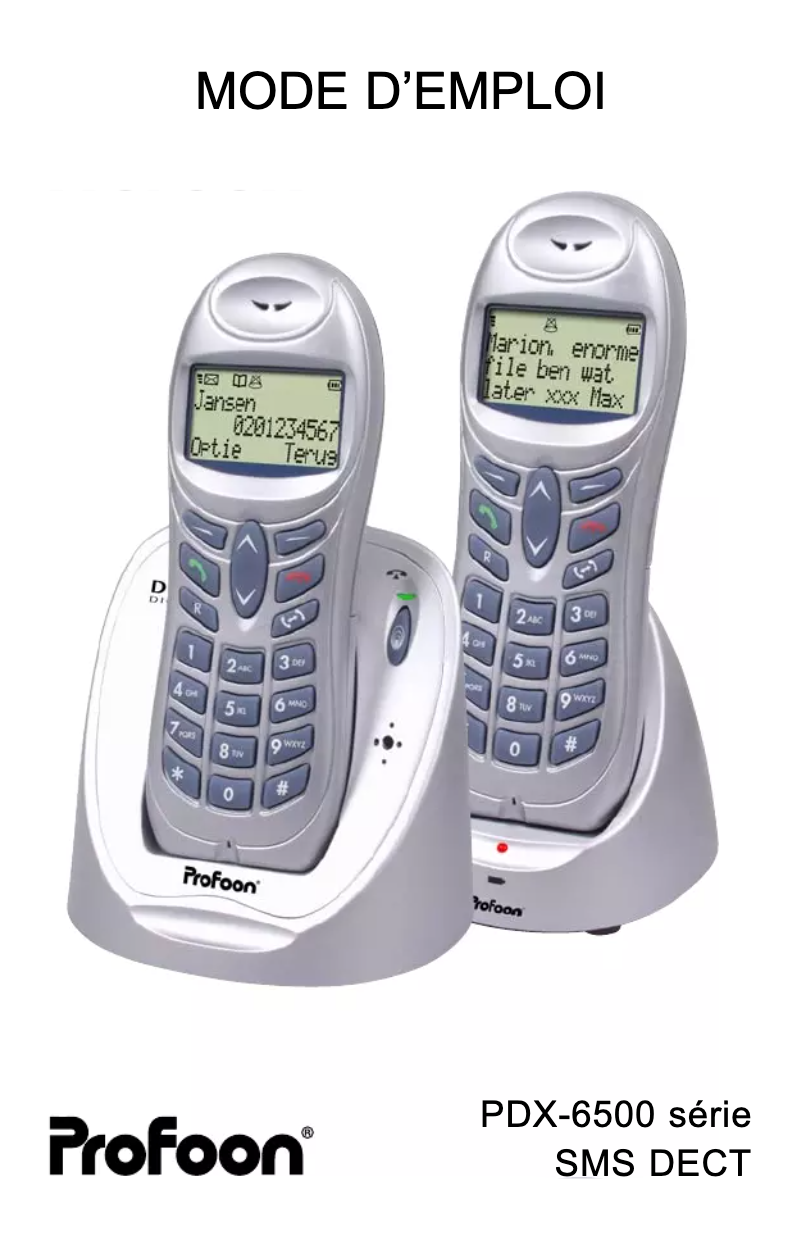 Imagen de la primera página del manual del dispositivo PDX-6530