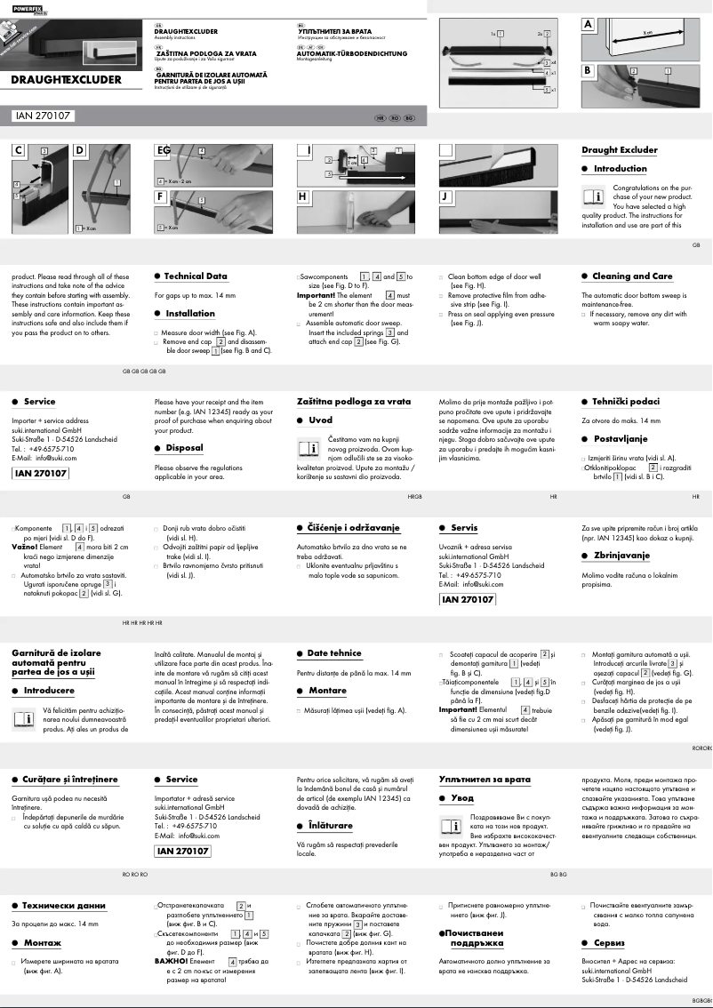 Image de la première page du manuel de l'appareil IAN 291542