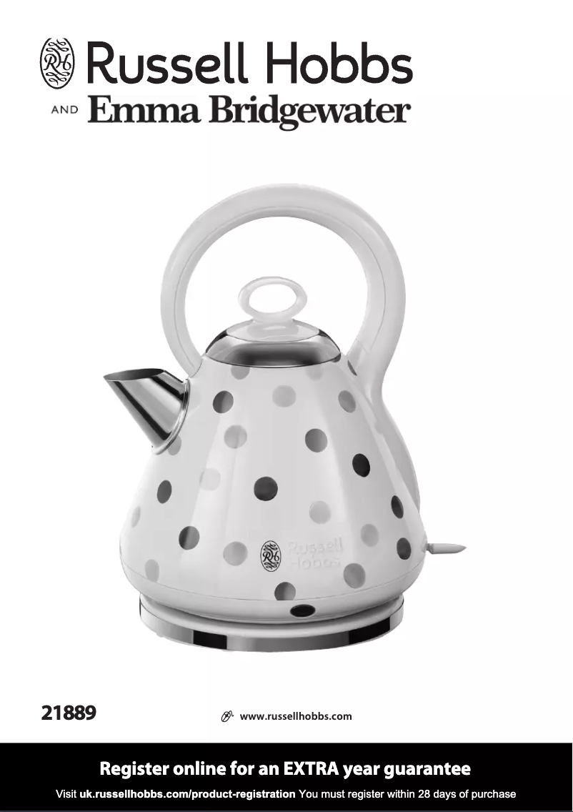 Page n°1 - Manuel utilisateur Russell Hobbs Emma Bridgewater 21889