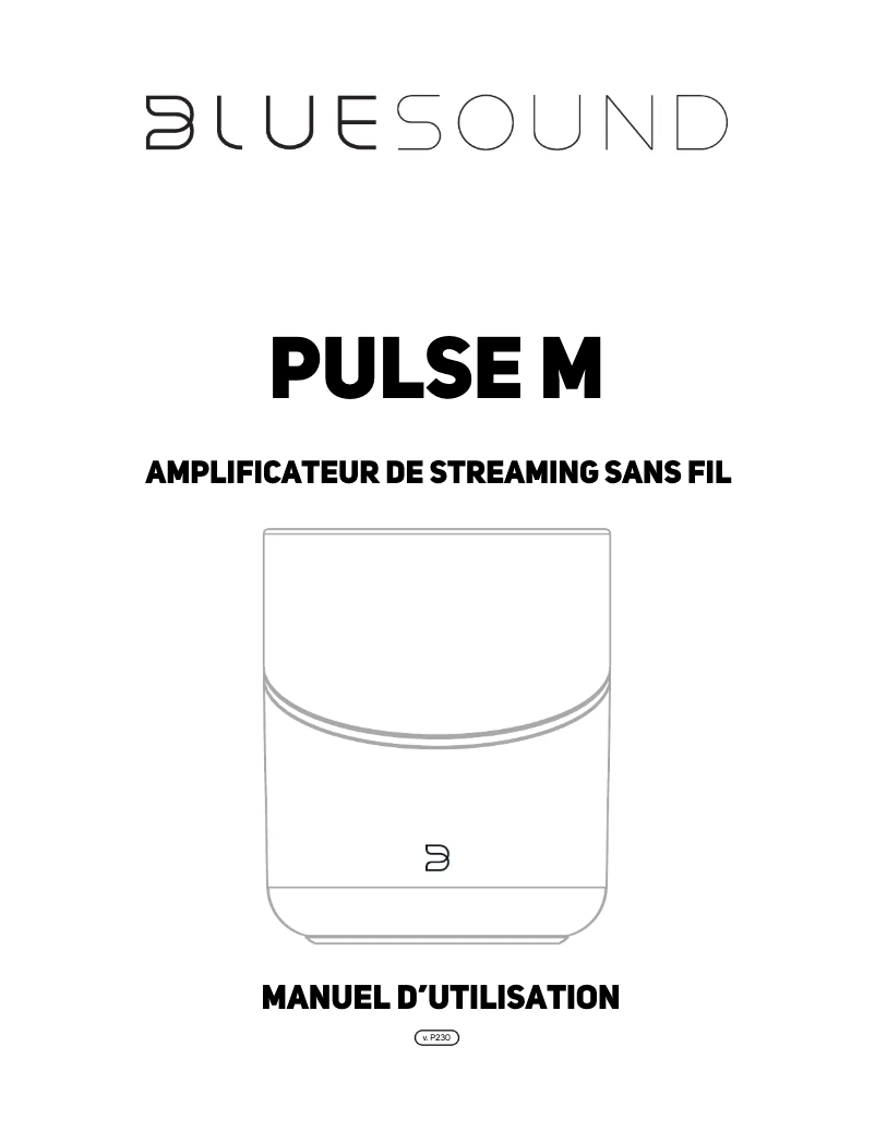 Image de la première page du manuel de l'appareil Pulse M