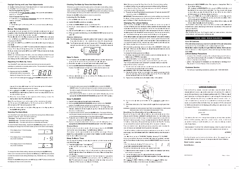 Image de la première page du manuel de l'appareil CKS1702