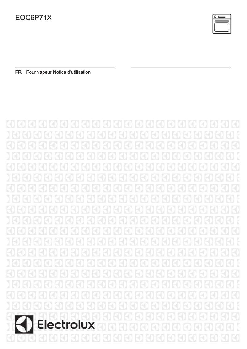 Page n°1 - Manuel utilisateur Electrolux EOC6P71X
