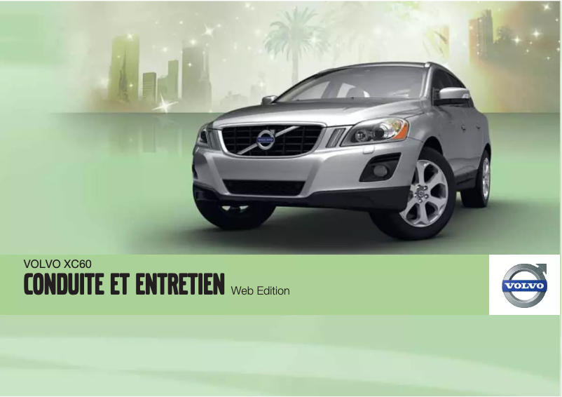 Image de la première page du manuel de l'appareil XC60 (2011)