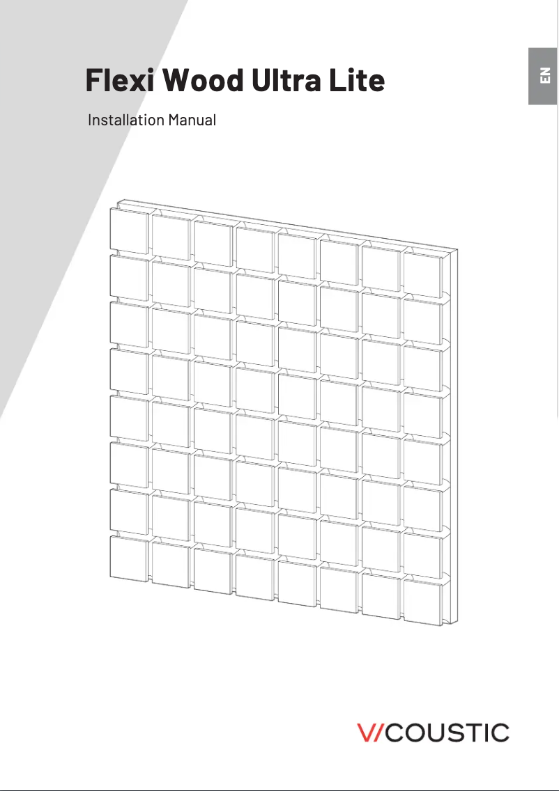 Image de la première page du manuel de l'appareil Flexi Wood Ultra Lite