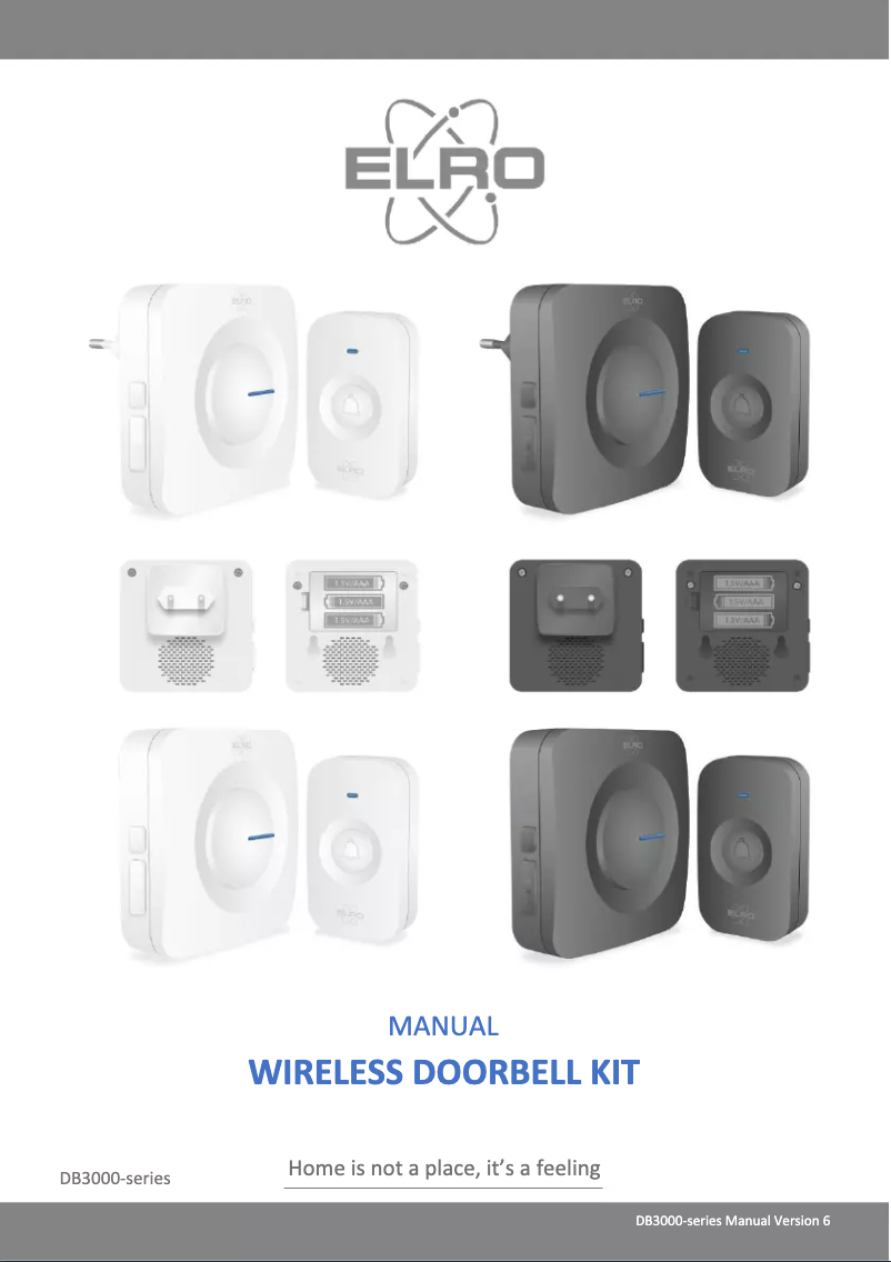 Image de la première page du manuel de l'appareil DB3000
