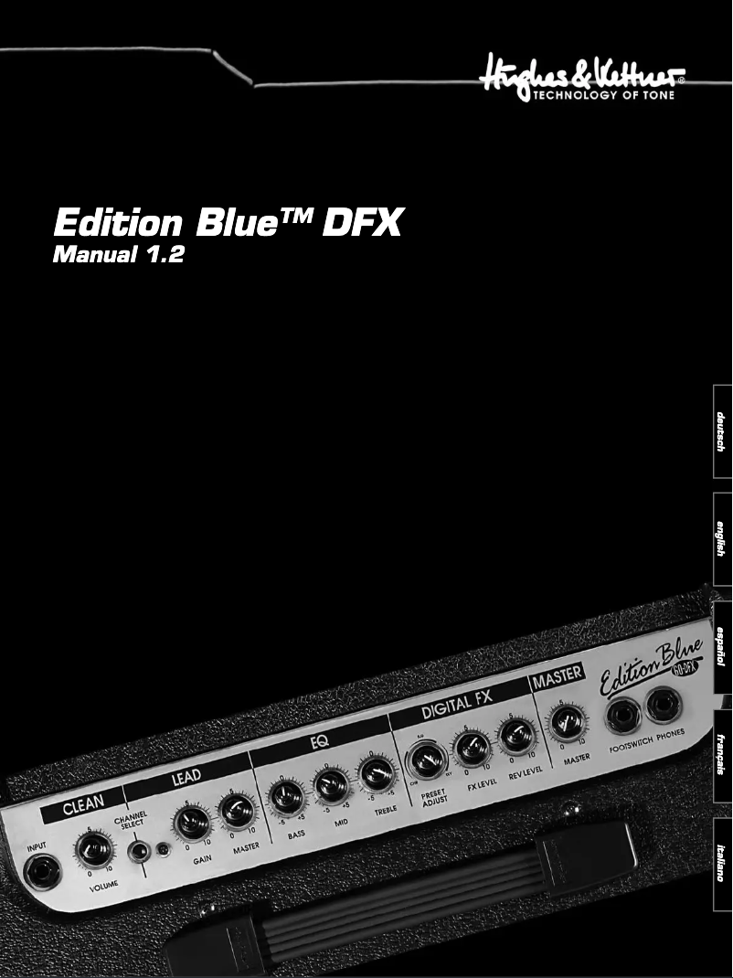 Página 1 del manual Manual de usuario Hughes & Kettner 60 DFX