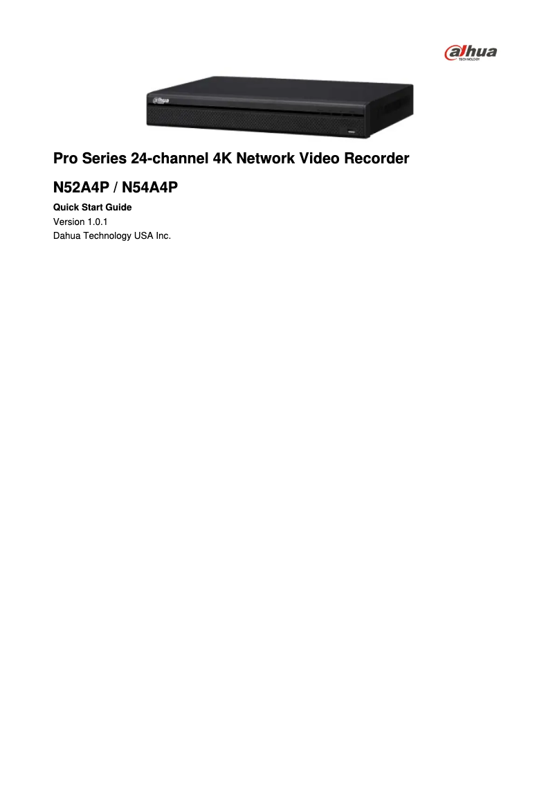 Image de la première page du manuel de l'appareil N52A4P6