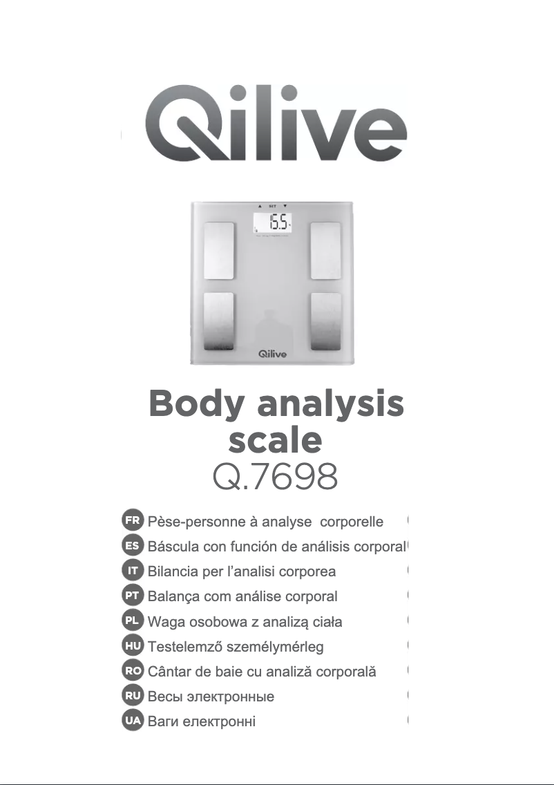 Page n°1 - Manuel utilisateur Qilive Q.7698