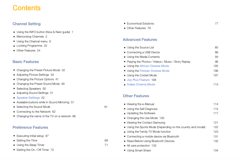 Image de la première page du manuel de l'appareil UA40M5100DR