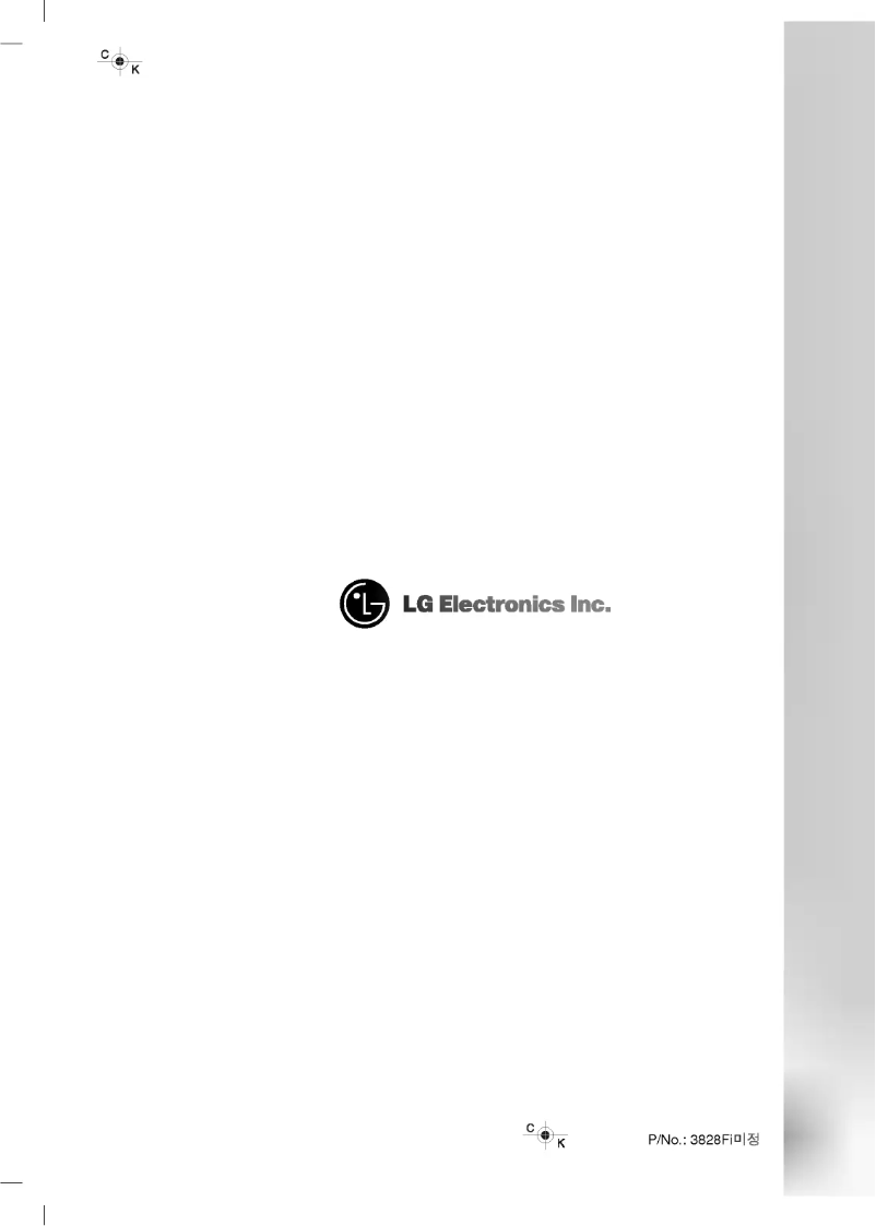 Page 1 de la notice Manuel utilisateur LG V-CB361HT