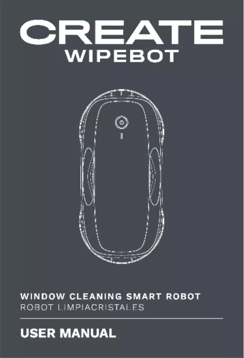 Page 1 de la notice Manuel utilisateur Create Wipebot